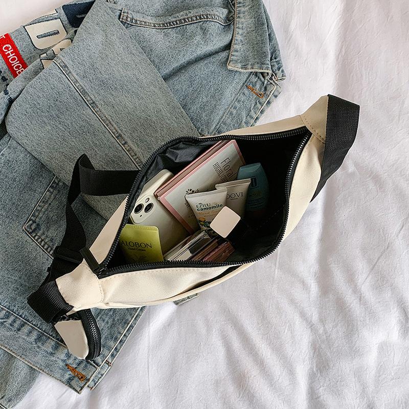 Mobile Phone Fanny Pack Trendy Brand Men's Breast Bag Japanese Simple and Lightweight Shoulder Small Backpack Women's Leisure Sports Messenger Bag