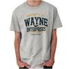 Property Of Wayne Comic Book Bat Superhero Womens or Mens Crewneck T Shirt Tee