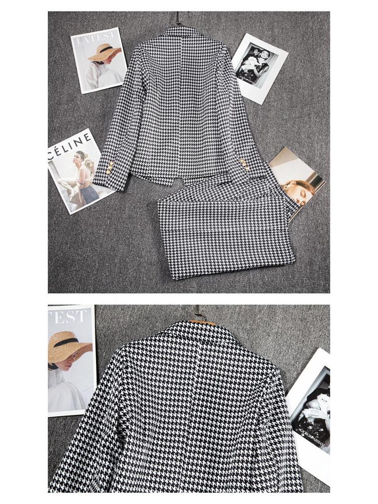 Women's 2025 Autumn/Winter Solid Color Fashion Casual Short Suit Jacket