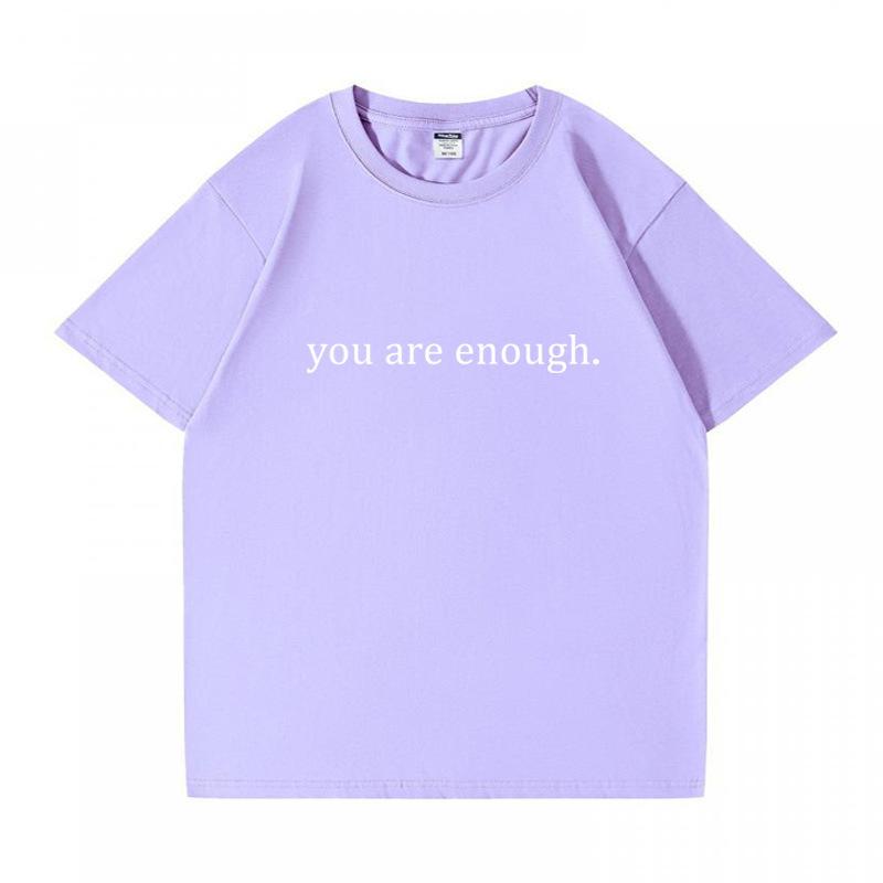 2025 cross-border European beautiful women's top crew neck letter printed cotton short-sleeved T-shirt women's pure cotton top