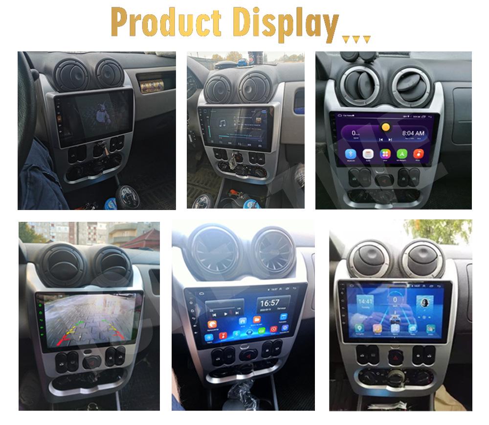 Renault Logan 09-15 Android GPS Navigation with Bluetooth, Reversing Camera & CarPlay Compatibility