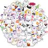 10/30/50PCS Cartoon Ghost PVC Sticky Sticker Aesthetic DIY Decoration Scrapbooking Hand Accounting Stationery Supplies