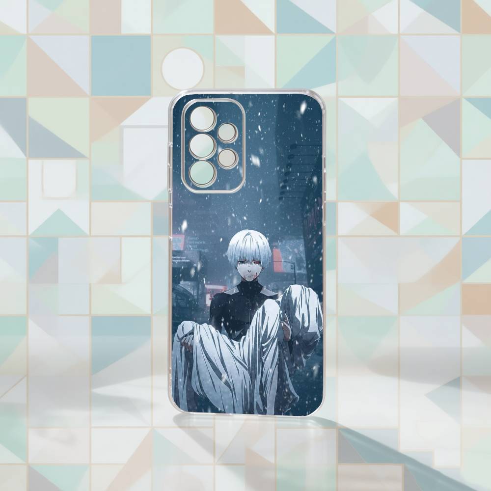 Tokyo Ghoul Ken Kaneki Phone Case For Samsung S25,S24,S21,S22,S23,S30,Ultra,S20,Plus,Fe Transparent Cover