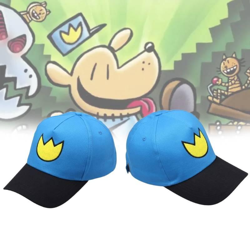 Dog Man Bestickte Baumwoll-Baseballkappe mit Sonnenschutz für Outdoor-Fans