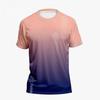Summer Men's Sports T-shirt Fast Drying High 3D Gradient Short-sleeved T-shirt Outdoor Training Basketball Training Run