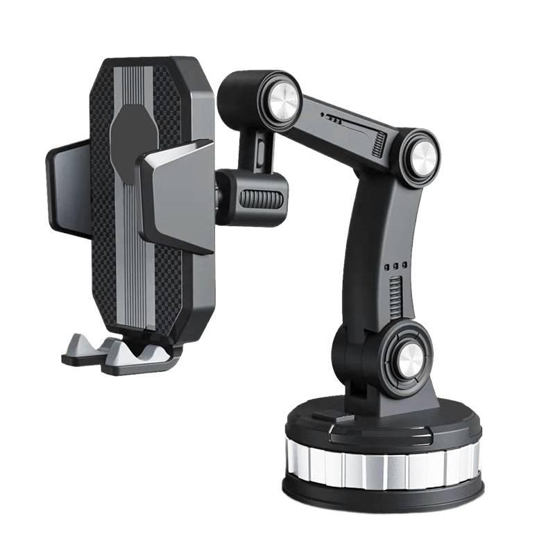 Car Multi-Functional Navigation Phone Holder with Suction Cup for Truck - Retractable & Adjustable