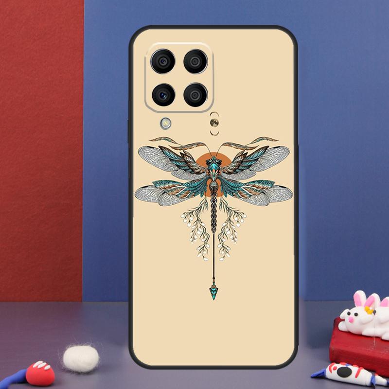 Luxury Dragonfly Case For Samsung Galaxy M13 M53 M06 M16 M31 M11 M35 M55 M15 M56 M36 M12 M32 M52 M14 M34 M54