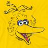 Sesame Street Unisex Adult Big Bird Sketch Face T-Shirt