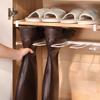 Space Saving Vertical Boot Organizers with Iron Frame & Rusts Proof Coating for Efficient Shoe Rack In Small Space