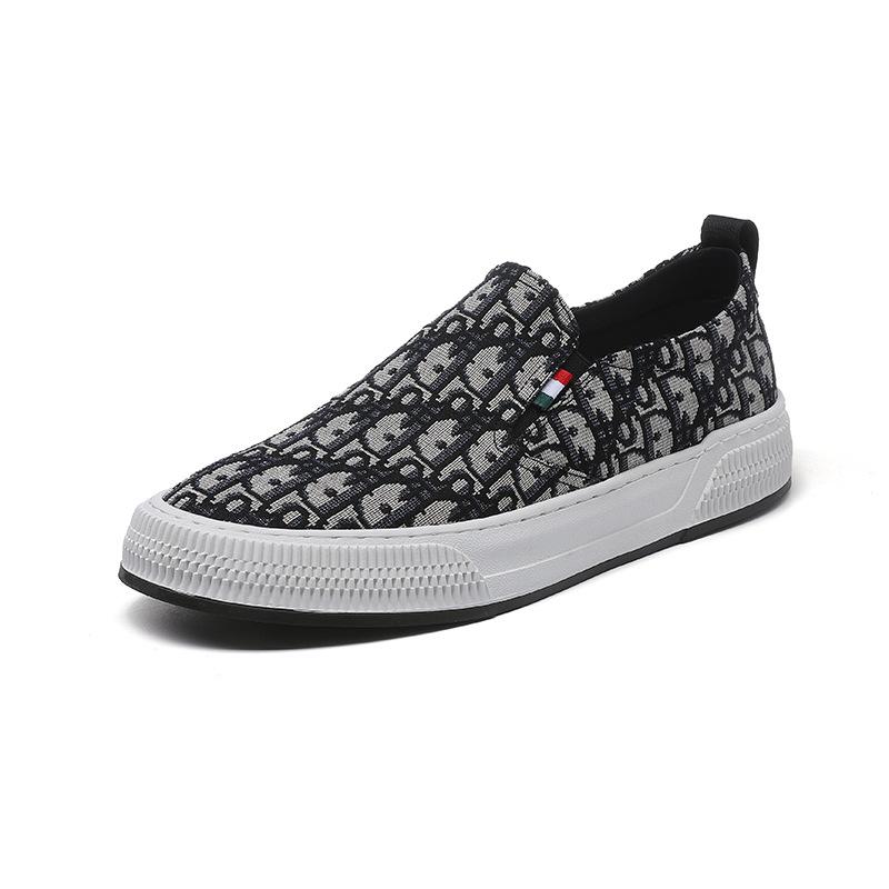 

Старые пекинские тканевые туфли, мужская обувь, летняя обувь с одной педалью, дышащая тканевая обувь с рисунком медведя из мультфильма, модная повседневная молодежная модная мужская обувь 43