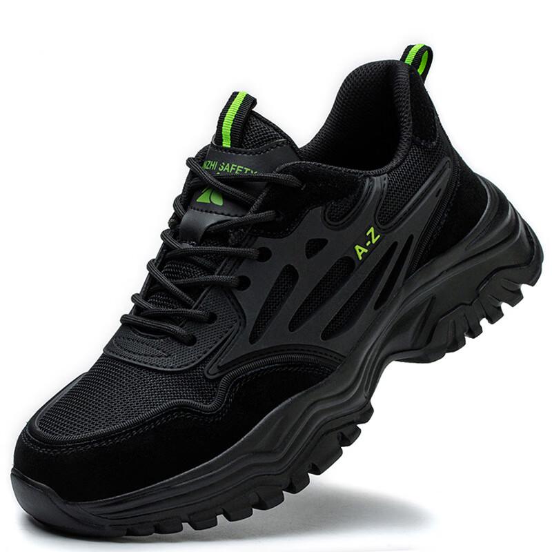 Bozong Men s Lightweight Breathable Safety Shoes EU 39