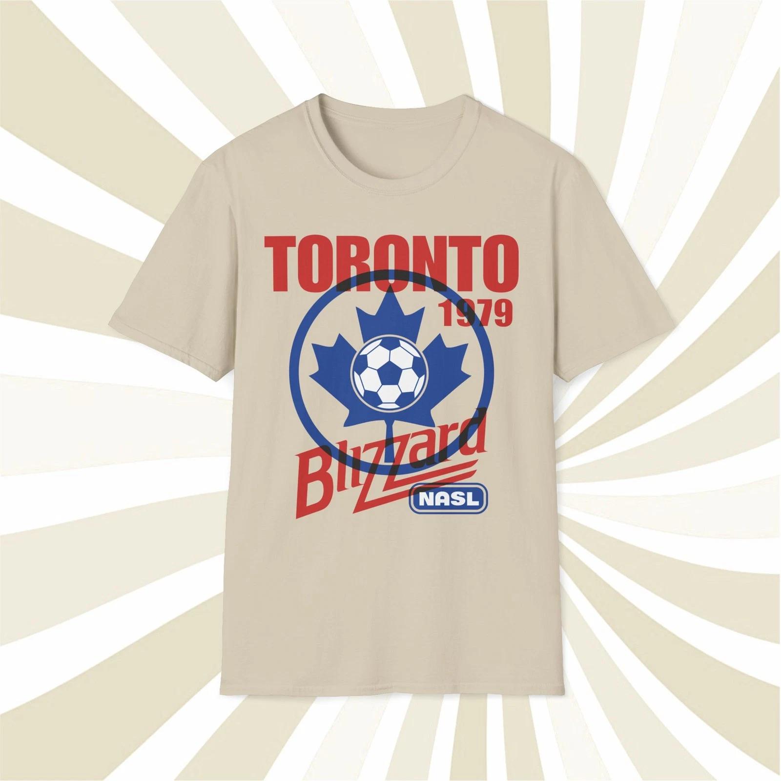 Men s and Women s T-shirts Toronto Blizzard 1979 NASL Vintage Offset Printed Soccer T-Shirt XXXXL
