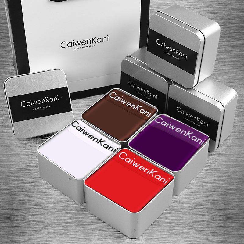 Herren-Boxershorts, atmungsaktiv, aus reiner Baumwolle und Modal, Four Corners Tide Graphene, dünne Jungen-Shorts, Geschenkbox