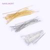 18K Gold Plated Brass Curved Pins DIY Beading Fittings,Pins For Jewelry,DIY Jewelry Making Accessories Wholesale
