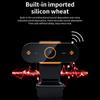 4K-480P HD Webcam Camera Auto Focus Webcam CMOS USB Computer PC Camera with Mic for Video Calling Network Teaching Office Meeting