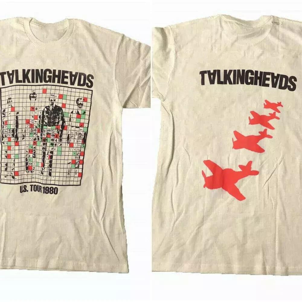 Talking Heads Band Tour 1980 Double Sided T Shirt Full Size AN49938 Unisex T-Shirt M