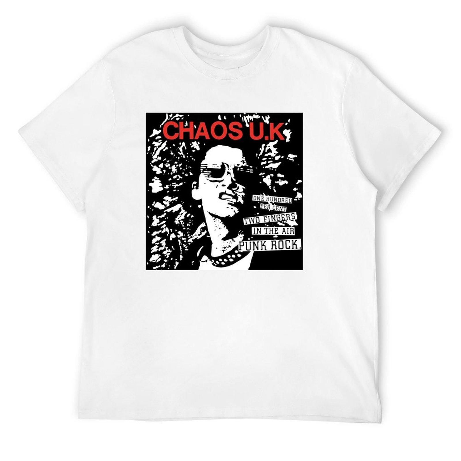 Chaos UK One Hundred Percent T-Shirt oversizeds tops men clothes S