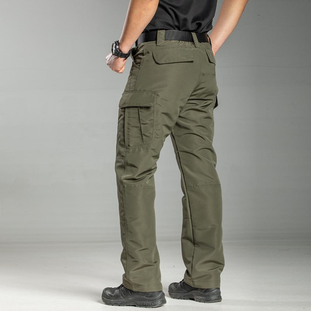 Mens Pants Ripstop Cargo Work Pants With Multi-pocket Water Resistant Breathable Hiking Camping Travel Fishing Construction Pants