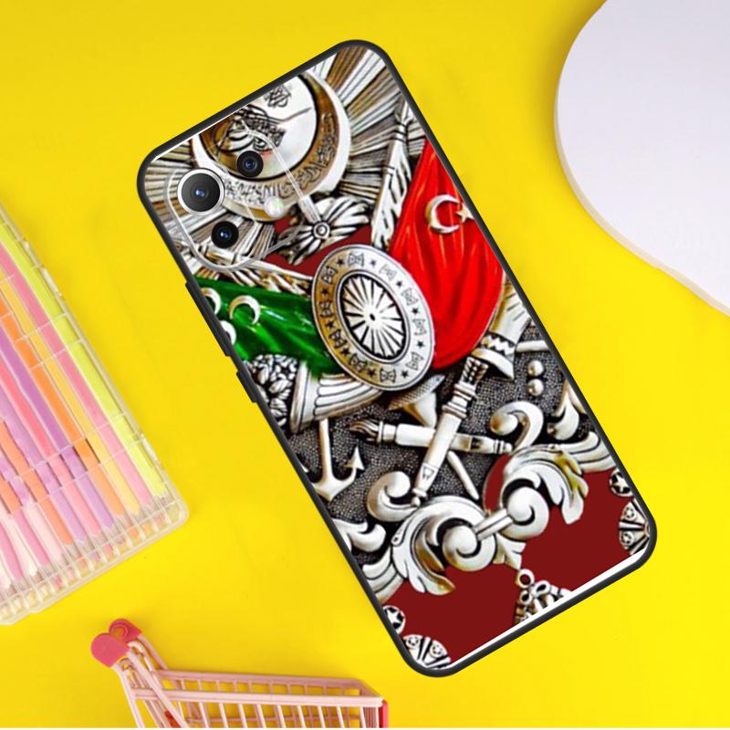 Coat of Arms of Ottoman Empire Cover For Xiaomi 14 Ultra 13 11T 12T 13T 14T Pro POCO X7 X6 Pro X3 X5 F3 F5 M6 F6 Pro Case