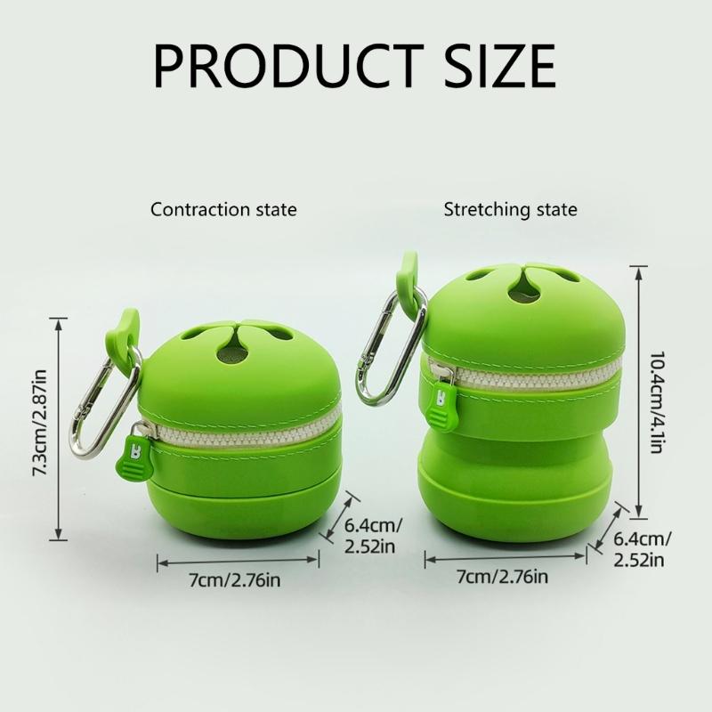 Compacts Folding Trash Organizers Space Saving Expandable Garbage Holder for Environmental Conservation