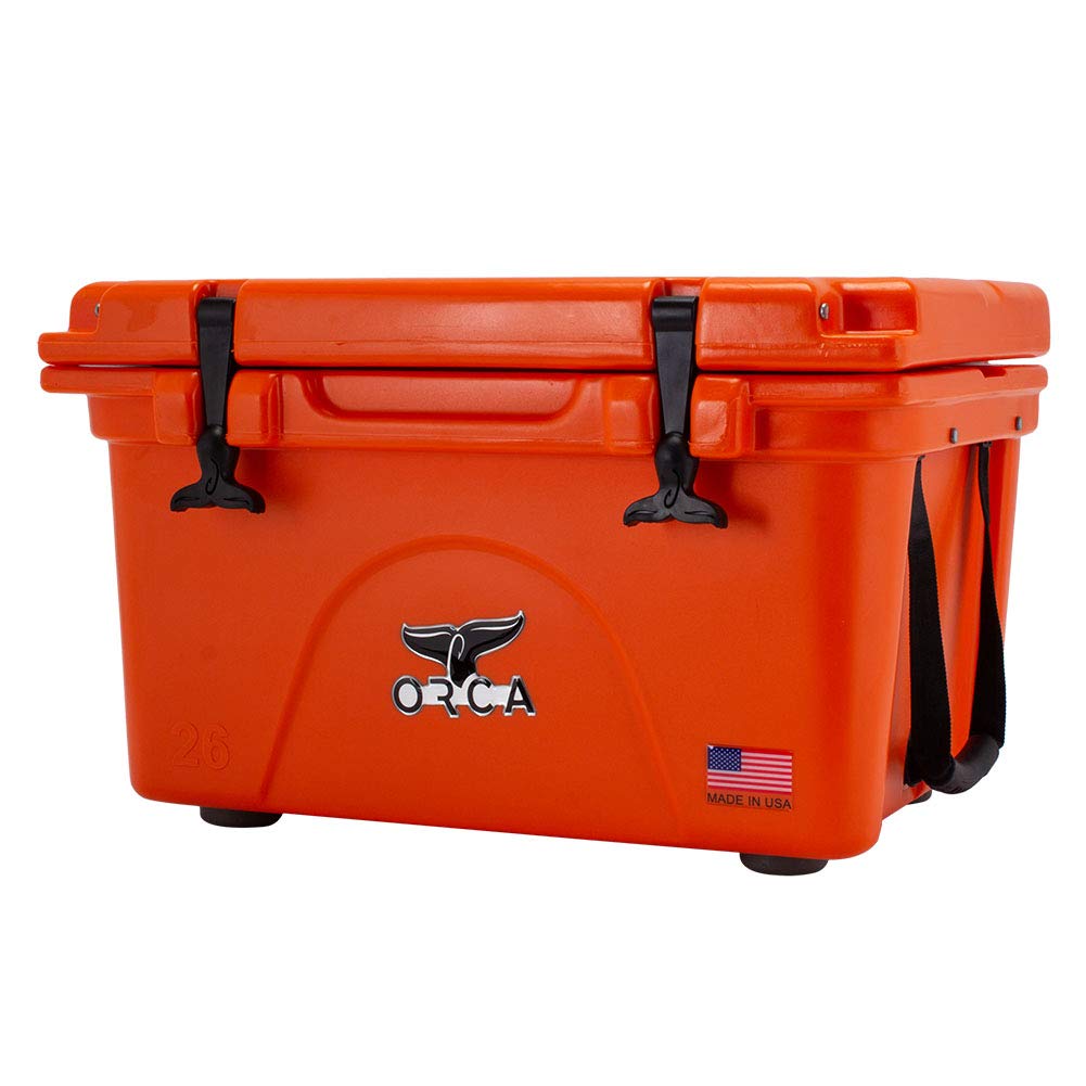 

ORCA Cooler Box Orca Coolers 26 Cooler 26QT Large 25L ORCBZO026 Blaze Orange Hard Cooler Cold Storage Outdoor Camping Cooler BOX [Orca] Approx. [Item]