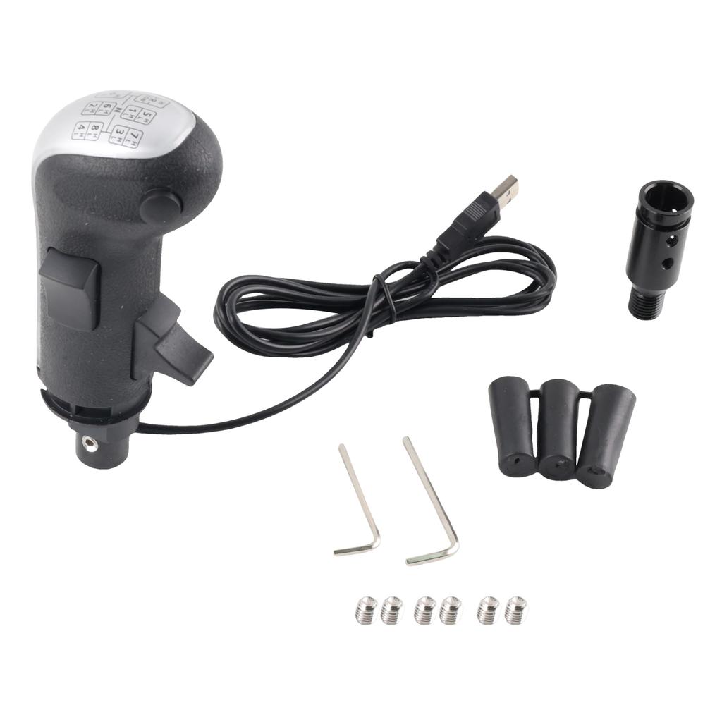 Linkshandige USB Truck Simulator Schakelknop voor Amerikaanse ATS & ETS2 voor Logitech G29 G920 G923 Handgeschakelde Versnellingsbak Thrustmaster TH8A Versnellingsbak