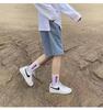 Men's Japanese Straight Denim Summer Shorts - Thin, Versatile, Loose Mid-Length, Wide-Leg Casual Design