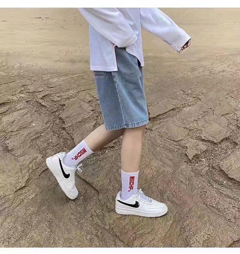 Men's Japanese Straight Denim Summer Shorts - Thin, Versatile, Loose Mid-Length, Wide-Leg Casual Design