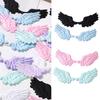 10Pcs Fabric Wing Charm Embossed Fabric Wing Appliques For Handmade Art Craft Home Decoration Clothing Sewing Craft