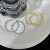New Exaggerated Twisted Women's Hoop Earrings Gold Uneven Metal Loop Earrings Punk Personality Fashion Ear Jewelry