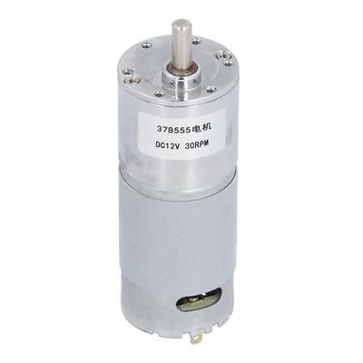 Gear Motor Electric Reduction Geared Box Industrial Control Accessories 30RPM DC12V 37B555