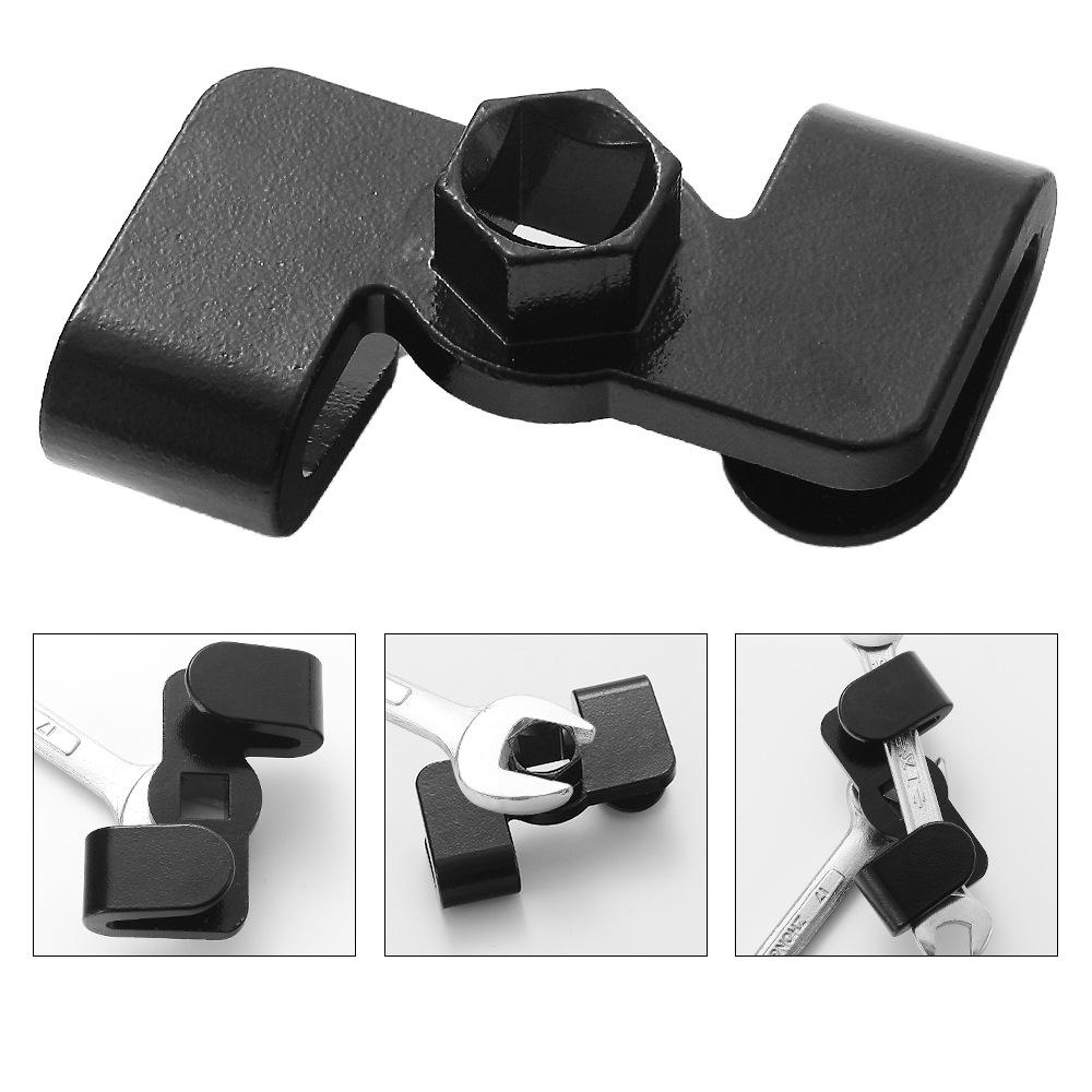 OEM 49403 Universal Wrench Extender Adaptor, 1/2 Inch or 21mm Hex Drive, Drop Forged Body with Heat Treatment, Extendable, Black