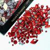 Assorted Pack of Flat Bottom Nail Art Rhinestones Create Unique and Stylish Nail Designs