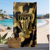 Asciugamano da Spiaggia Stampa Calcio Athletic Bilbao, Asciugamano Grande Morbido Asciugatura Rapida per Spiaggia Campeggio Nuoto