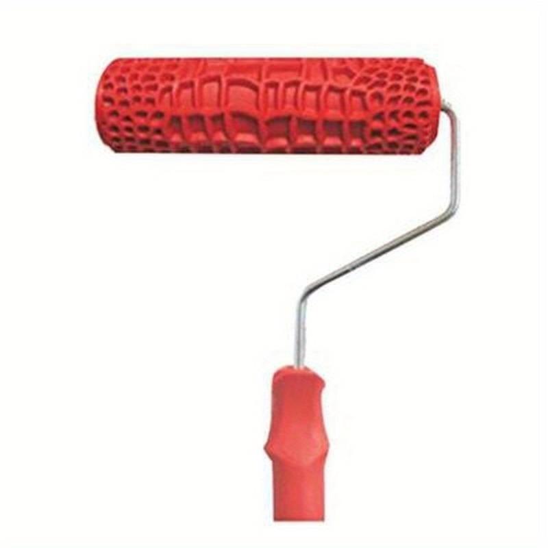 1Pc Embossed Rubber Drum Print Roller Paint Liquid Wallpaper Diatom Ooze Embossed Mold