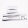 Glossy accessories chrome silver car side door handle bowl CUP cover trim for ALL-NEW Hyundai H-1 H1 Grand Starex 2018