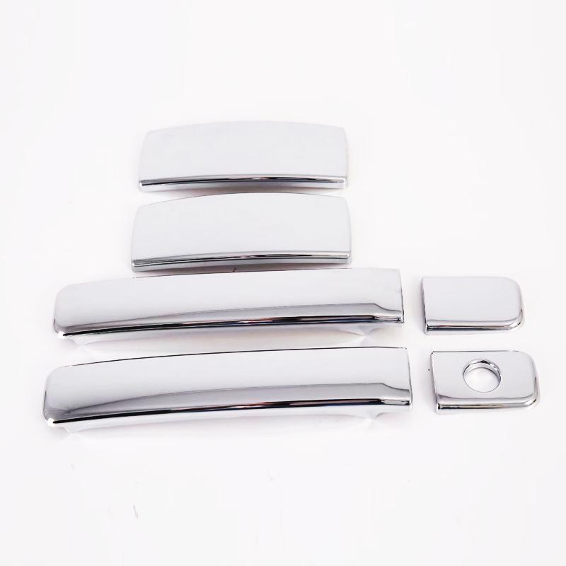 Glossy accessories chrome silver car side door handle bowl CUP cover trim for ALL-NEW Hyundai H-1 H1 Grand Starex 2018