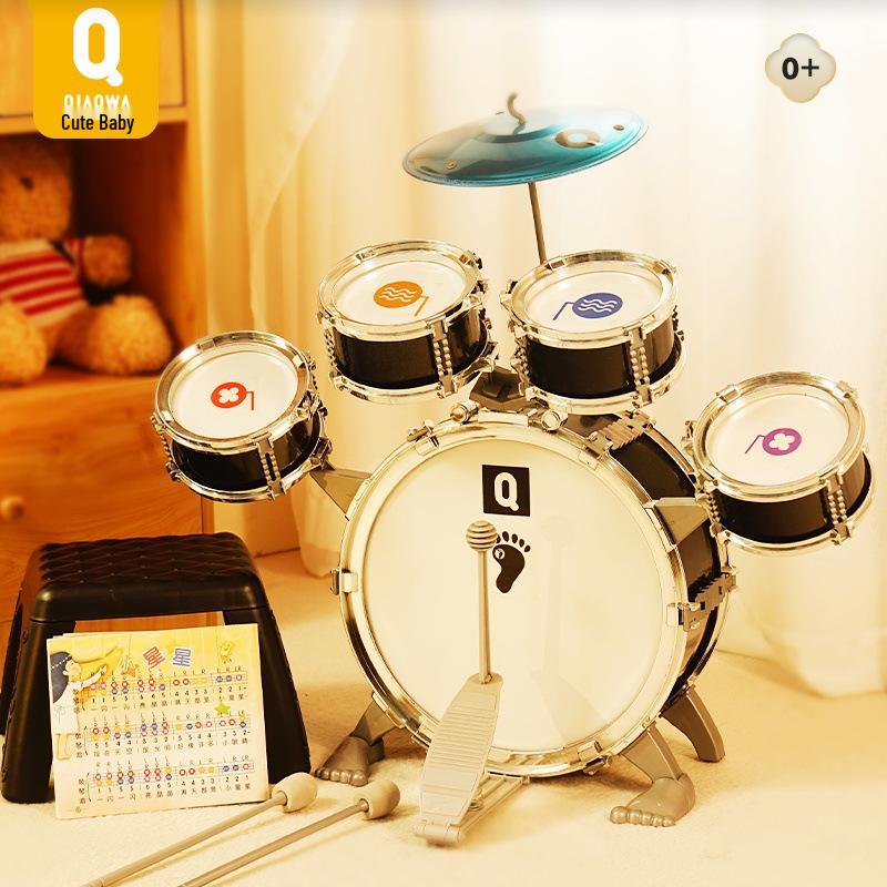 

Qiaowa Beginner s Children s Drum Set - Birthday & Christmas Gift for 2-3 Year-Old Boys
