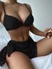 3 sztuki zestaw bikini kobiety strój kąpielowy damskie stroje kąpielowe bikini push up strój kąpielowy kostiumy kąpielowe Salong strój kąpielowy
