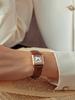 New Women'S WatchLuxurious And Vintage, Versatile Square Design, Elegant Quartz Movement, High-End Small Square Watch For Women.