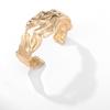 European and American irregular lava metal wind necklace femininity versatile exaggerated design earrings bracelet set