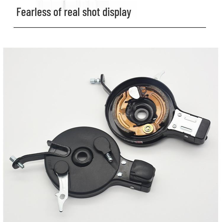 Aima Electric Bicycle Rear Expansion Brake with Lock and Pads for Metric/Inch Models