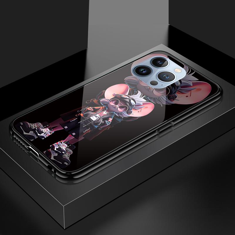 Pouzdro na telefon z tvrzeného skla pro Huawei P30Lite Honor 90Lite 9X X6A X9B Infinix Hot40 Note30 Tecno Spark20 Moto G15 G22 Měkký okraj Nárazuvzdorný Hladký kryt