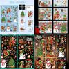 Grinch Christmas Static Cling Snowflake Stickers Set For Holiday Decor With Pvc Material