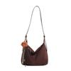 Ielgy High-End Retro Large-Capacity Tote Bag Fashionable All-Match Work Commuter Messenger Bag