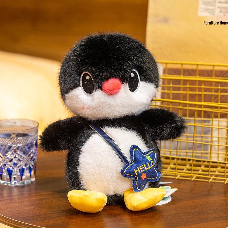 Penguin Plush Backpack Pillow – Cute Children's Sleeping Doll, Girls' Birthday Gift