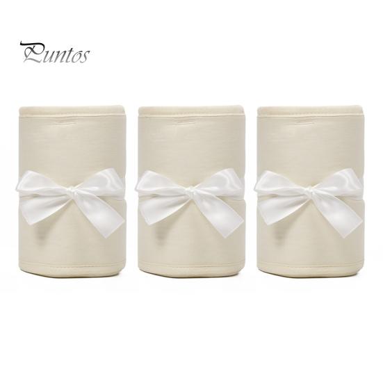 Baby Crib Bumper Pads 3 Pcs Bumper, Soft Cotton Breathable Sleep Barrier Child Safety Strip for Toddlers, Liner Edge Protector with Adjustable