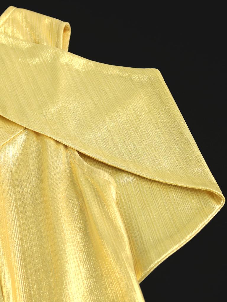 Women Luxury Guest Wedding Party Dresses Elegant V Neck Short Ruffles Sleeves Irregular Slit Bodycon Slim Classy Fashion Gowns