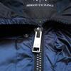 Armani Exchange Solid Color Loose Fit Hooded Cotton Jacket Men Jackets Navy-Blue 6LZB34-ZNWHZ-85BS