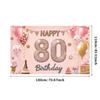 Birthday Decorations Elegant Custom Banner Birthday Backdrop Glitter Mitzvah Backdrop For  Photo Shoot Party